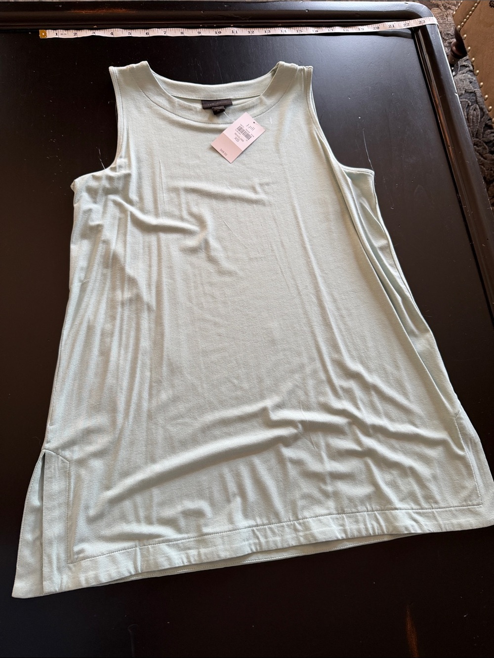 J Jill Sleeveless Tank Top - Light Mint Green